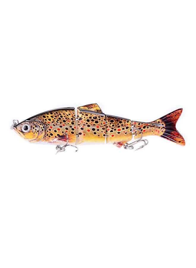 Generic Four-Section Fake Hard Bait Fishing Hook 12 x 1.5 x 1cm 