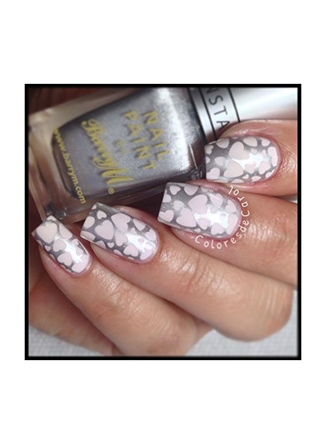 Winstonia Nail Art Stamping Image Plate Grey - Image 2