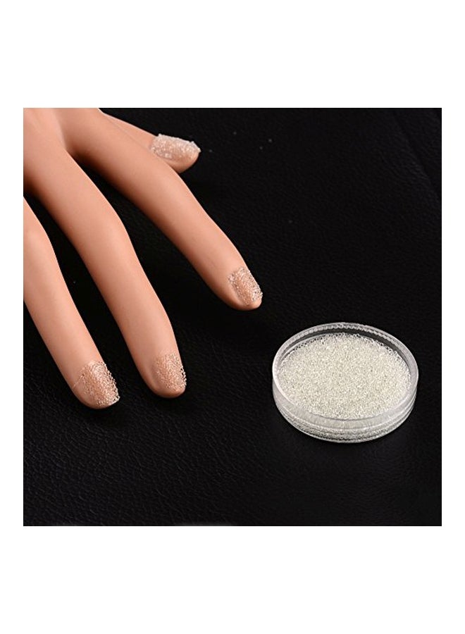 بي إتش باندا هول خرز زجاجي من الكافيار بتصميم ثلاثي الأبعاد لتزيين الأظافر شفاف - Image 5