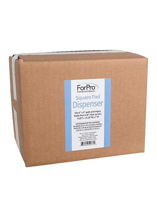 فوربرو موزع وسادات مربع الشكل مفتوح من الأعلى شفاف - Image 3