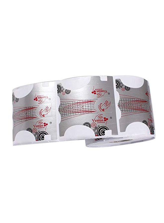 Venus 500-Piece Nail Art Guide Stickers Roll Grey/Red  - Image 4
