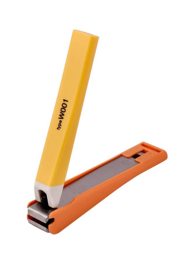 KAI Stainless Steel Nail Clipper Orange/Silver - Image 1