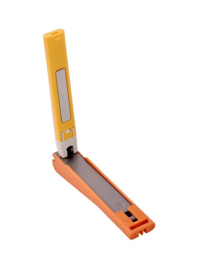 KAI Stainless Steel Nail Clipper Orange/Silver - Image 2
