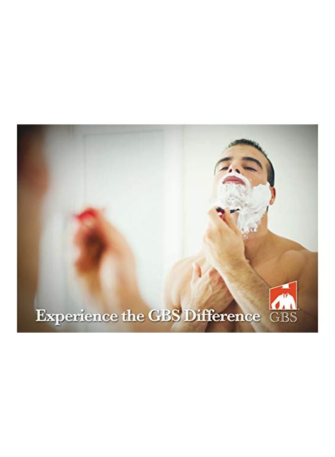 G.B.S Safety Razor Double Edge Blade With 10 Safety Blades Kit Silver - Image 3