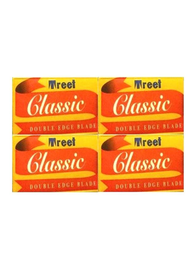TREET - 40-Piece Double Edge Razor Blade Set Silver - Image 1
