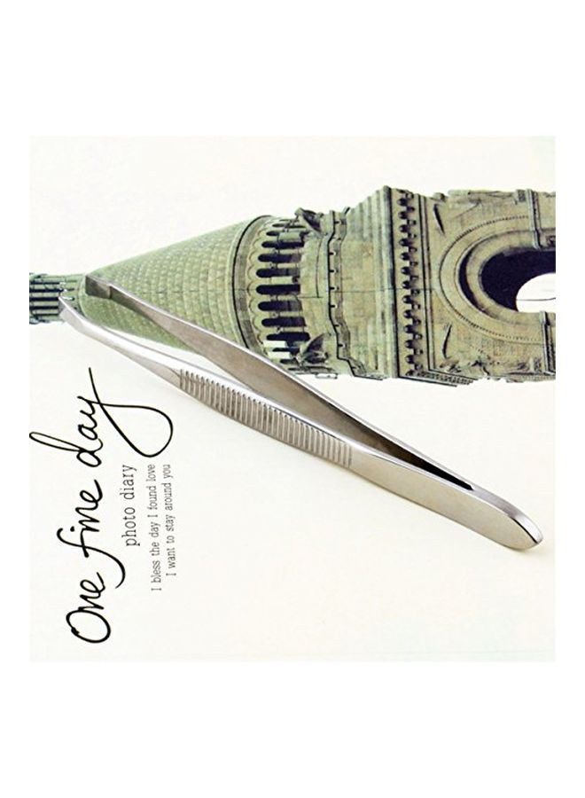 LKXHarleya - Stainless Steel Tweezers Silver - Image 1