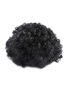 OneDor Kinky Curly Wrap Bun Hair Wig Black  - Image 1