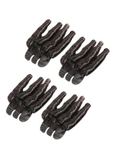 Yami 4-Piece Brazilian Short Curly Hair Extensions Black  - Image 1