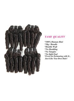 Yami 4-Piece Brazilian Short Curly Hair Extensions Black  - Image 3