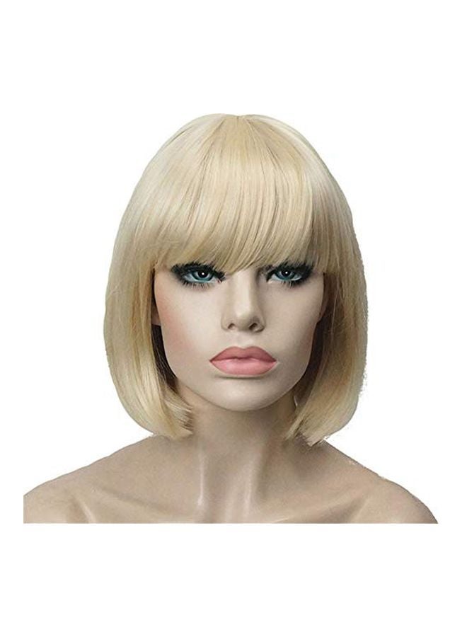 Aimole Short Straight Bob Wig 613-Pale Blonde 8inch - Image 2