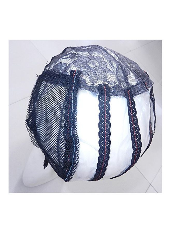 XCCOCO 2-Piece Adjustable Weaving Cap For Wig Black Medium - Image 3