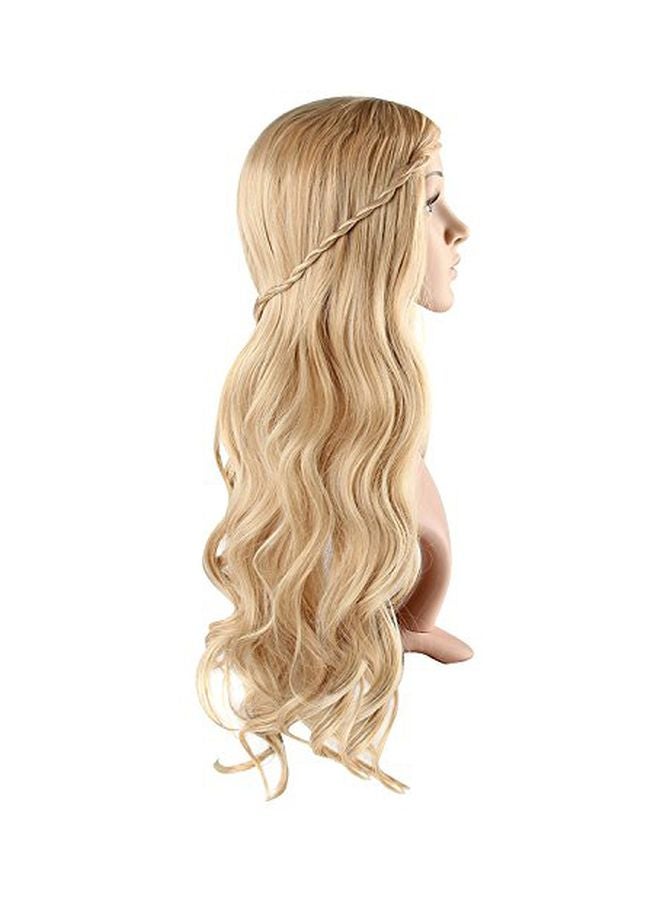 Acecharming Curly Long Wig Blond - Image 3