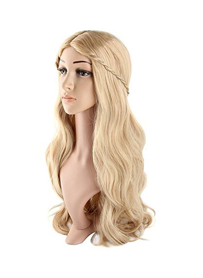 Acecharming Curly Long Wig Blond - Image 4
