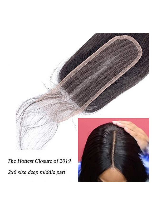 SingleBest Long Straight Hair Extension Black 12inch - Image 2