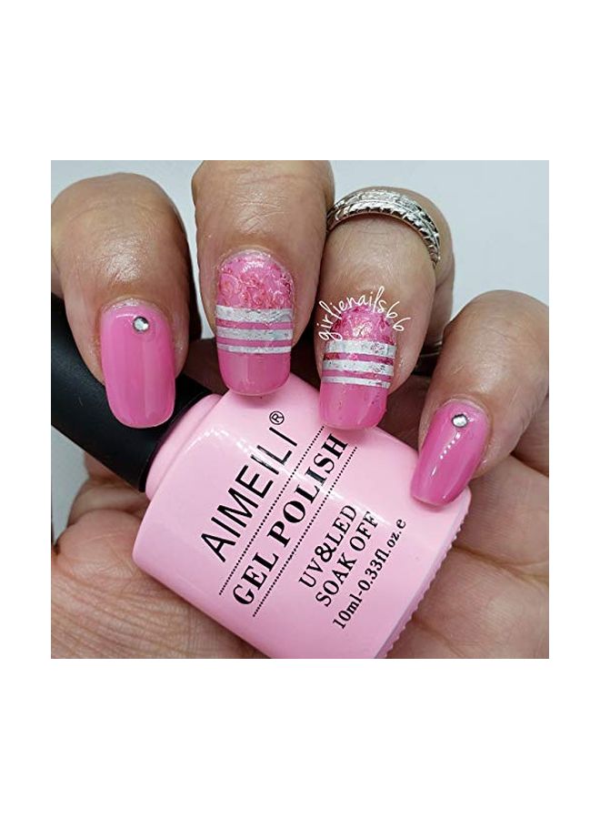 آيميلي طلاء أظافر مضئ بالأشعة فوق البنفسجية بجل سهل التقشير بريتي بريتي إن بينك 009 - Image 3