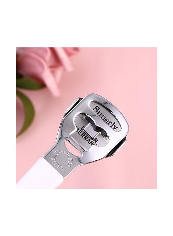 ROSENICE - Hard Skin Remover With 20-Blade White/Silver - Image 1