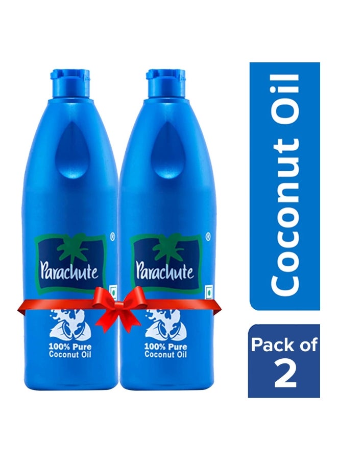 Parachute Pack Of 2 Coconut Oil 600ml  - Image 2