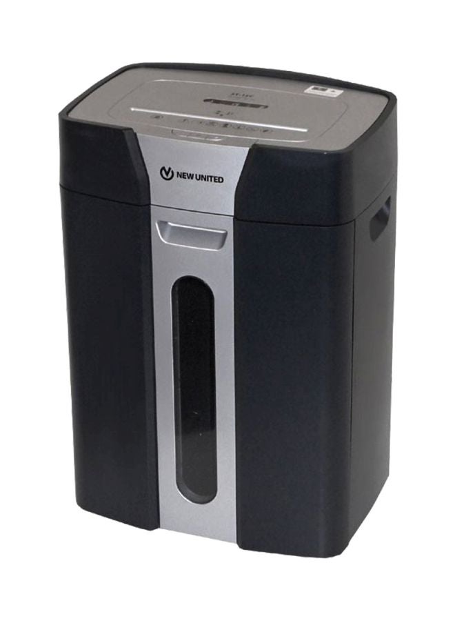 NEW UNITED Strip Cut Shredder Machine Black/Silver