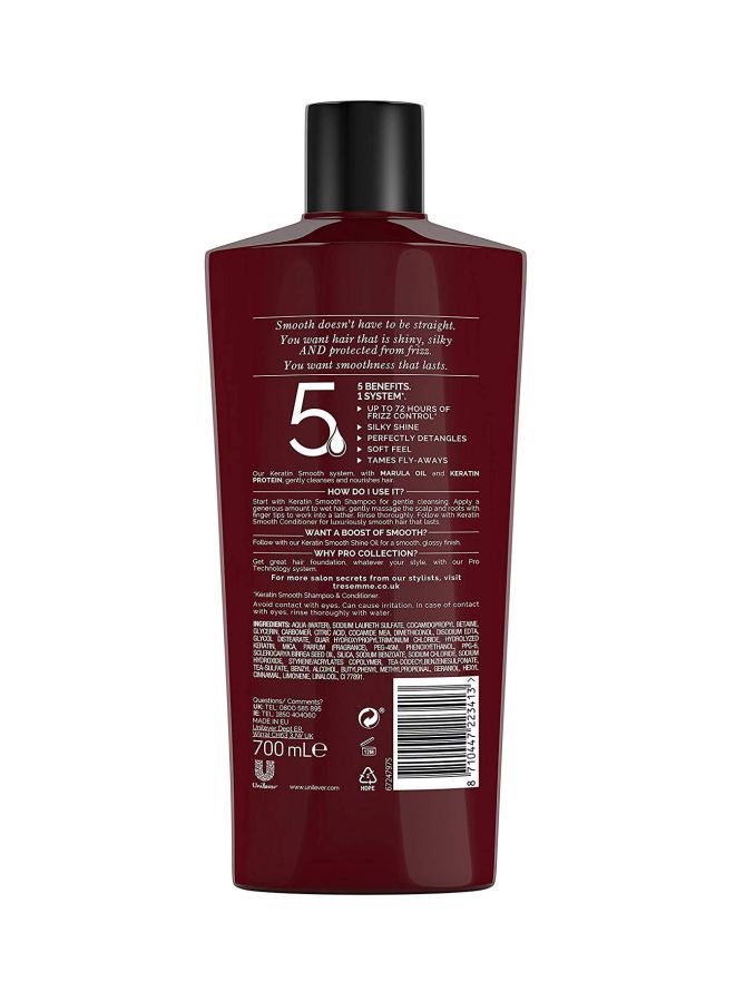 Tresemme - Pro Collection Keratin Smooth Shampoo 700ml - Image 1