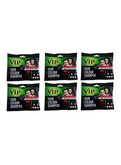 VCare Pack Of 6 VIP 3-In-1 Hair Colour Shampoo 40ml  - Image 3
