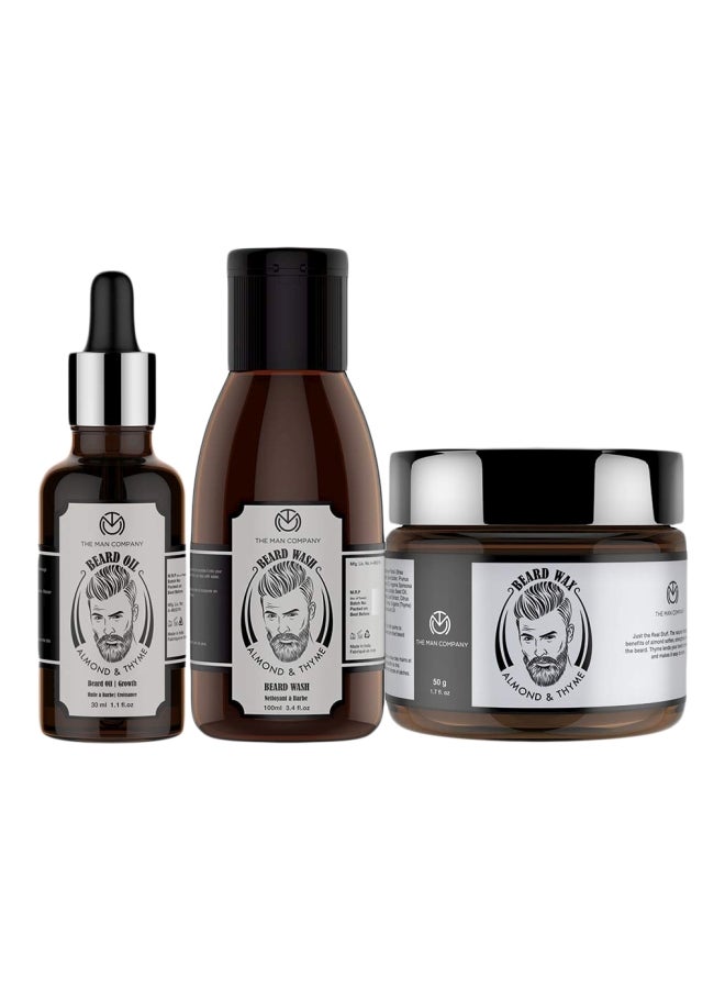 Pack Of 3 Beard Wash And Oil Set - v1567606424/N29269733A_1