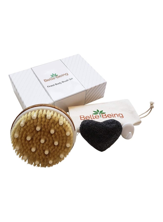 Belle Being Dry Brush Set Brown/Beige  - Image 1