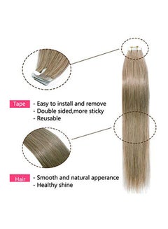SEGO 20-Piece Straight Human Hair Extensions #27 Dark Blonde 20inch  - Image 2