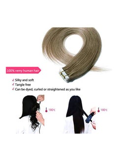 SEGO 20-Piece Straight Human Hair Extensions #27 Dark Blonde 20inch  - Image 3