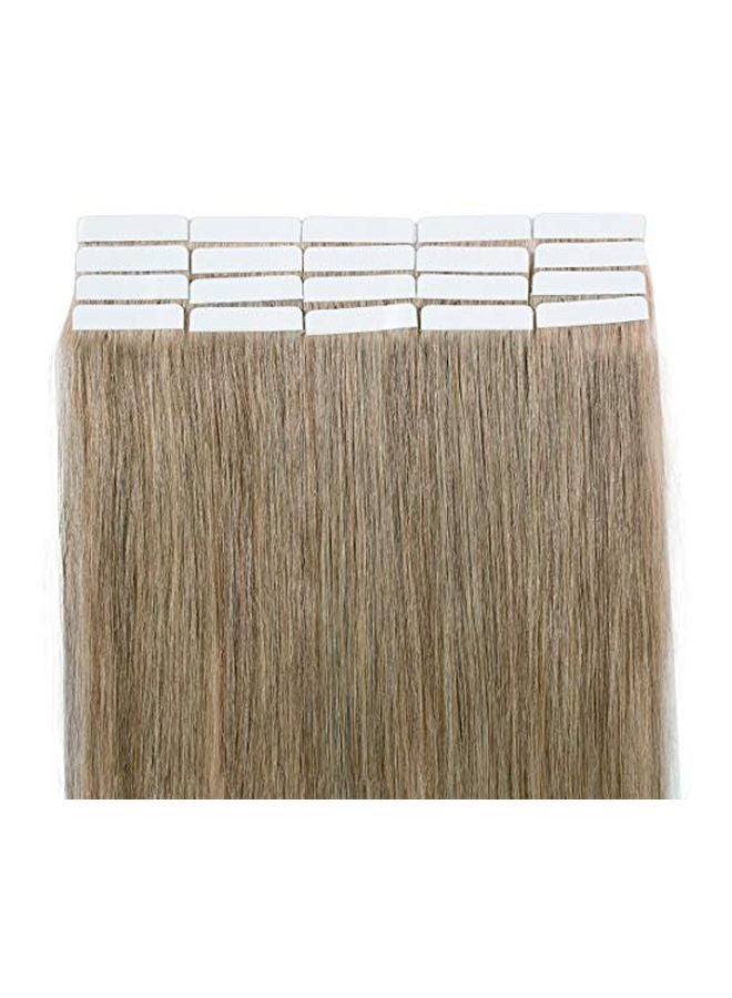 سيجو مجموعة وصلات شعر طبيعي مفرود من 20 قطعة . 20بوصة - Image 4