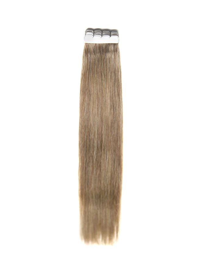 Vlasy - 10-Piece Human Hair Extensions Blonde 12inch - Image 1