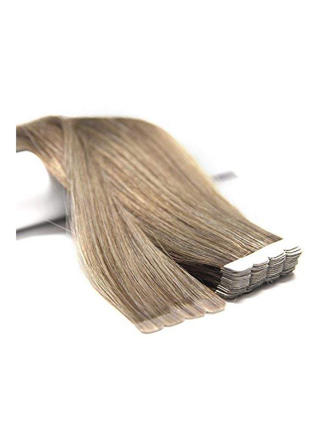 Vlasy - 10-Piece Human Hair Extensions Blonde 12inch - Image 1