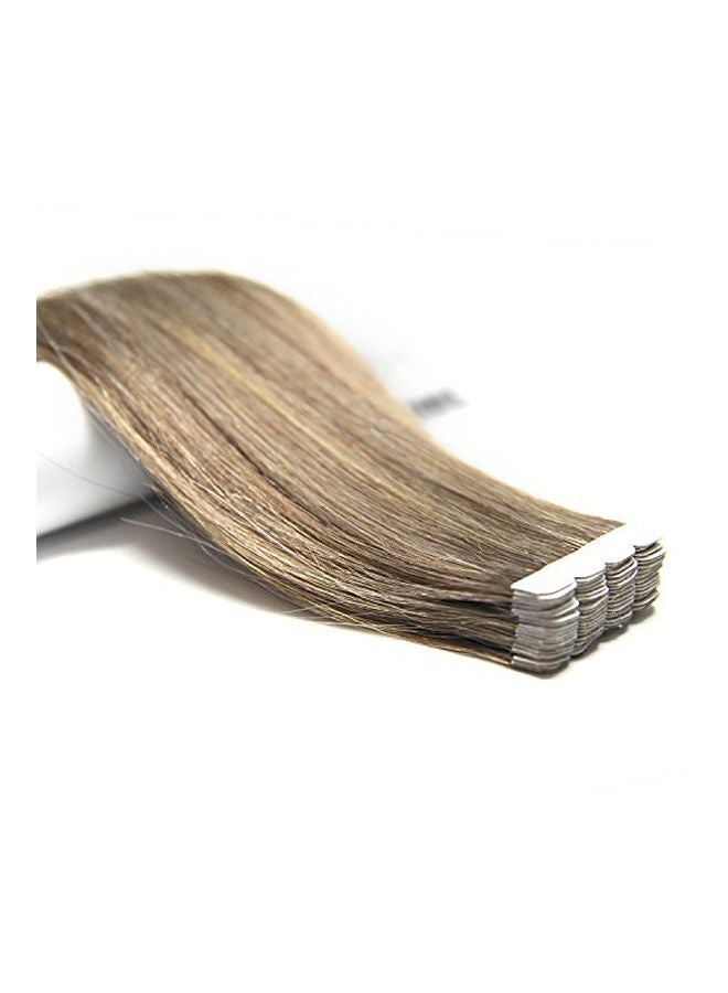 Vlasy - 10-Piece Human Hair Extensions Blonde 12inch - Image 1