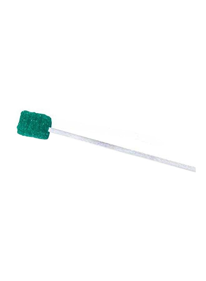 Medline 250-Piece Dentips Mint Treated Oral Care Swabs Green/White