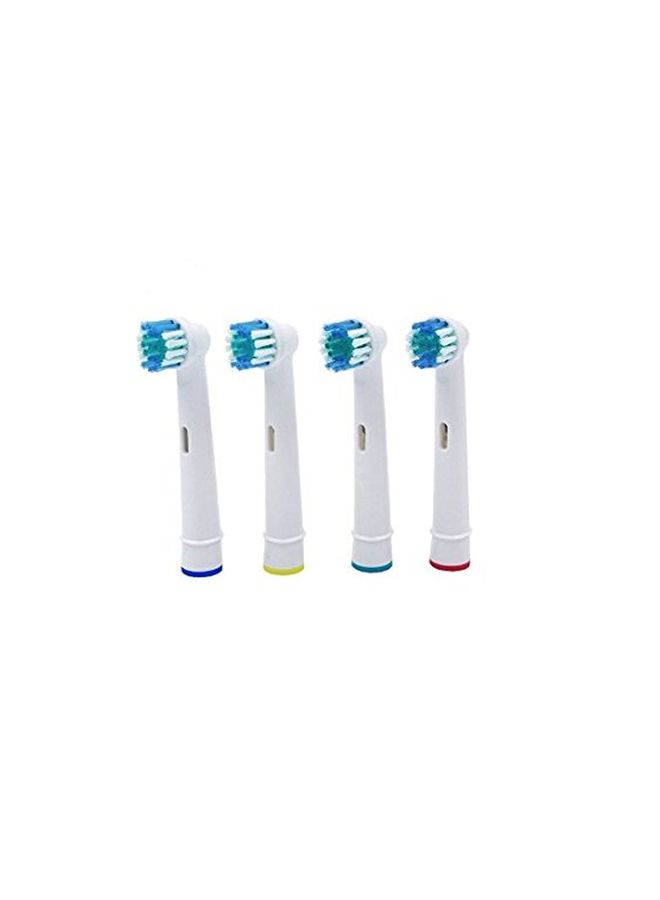 Pack Of 4 Replacement Electric Toothbrush Heads White/Green/Blue - v1567606627/N29278611A_4