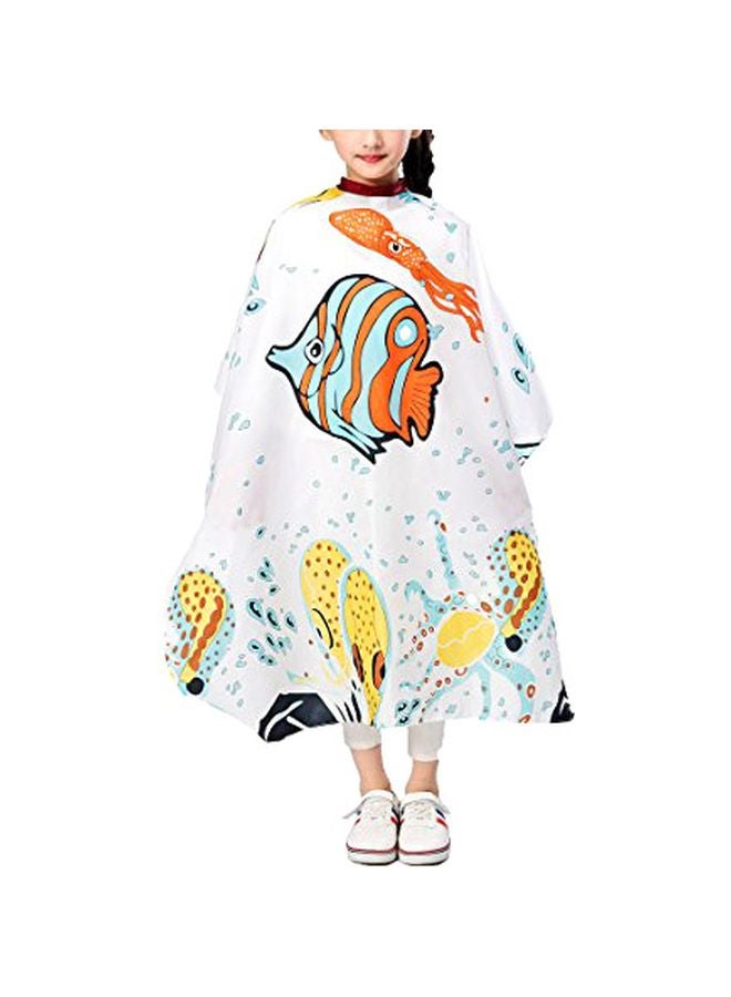 Perfehair Waterproof Styling Capes Cloth White/Yellow/Orange - Image 1