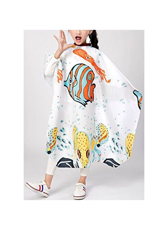 Perfehair Waterproof Styling Capes Cloth White/Yellow/Orange - Image 4