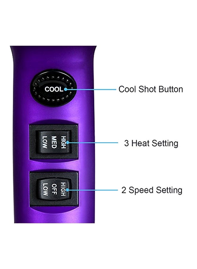 Wazor Hair Dryer Purple  - Image 2