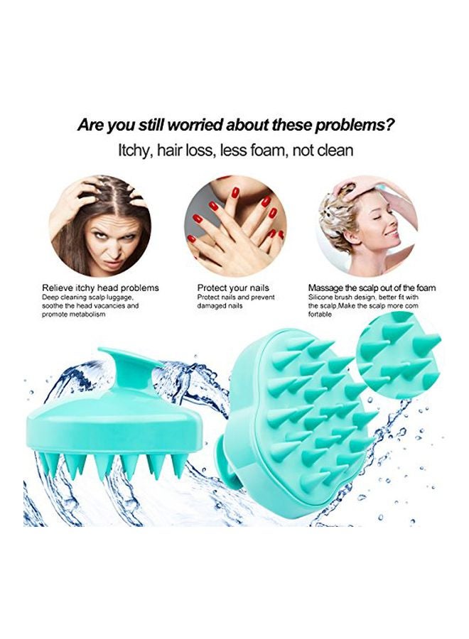 Ahoney Hair Scalp Massager Shampoo Brush Green - Image 3