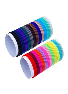 eBoot 69-Piece Elastic Hair Ties Multicolour  - Image 1