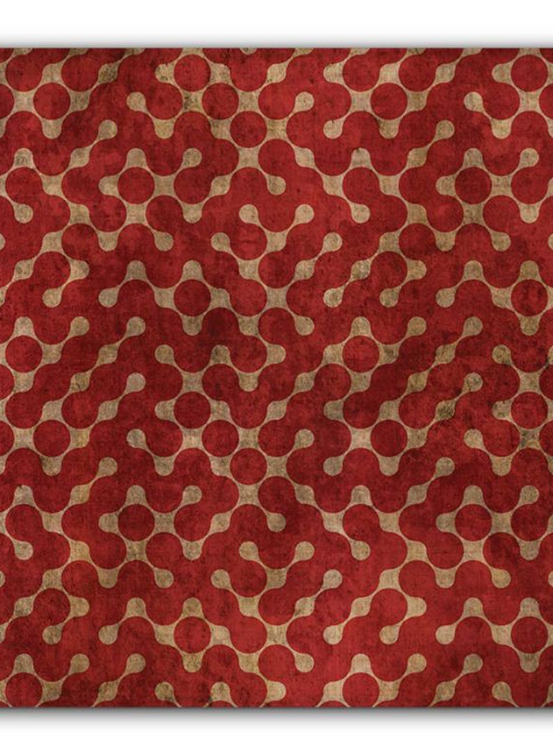 Stylizedd - Connect The Dots Non-Slip Gaming Mousepad Red/Brown - Image 1