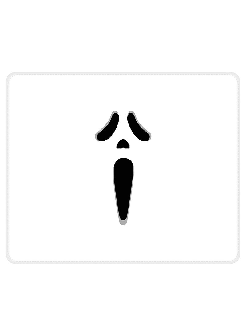 Stylizedd Scream Non-Slip Gaming Mousepad White/Black  - Image 1
