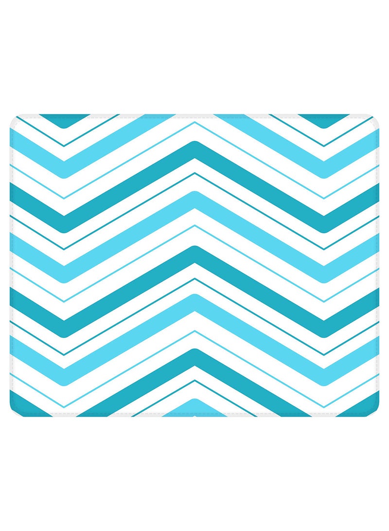 Stylizedd - Only Way Is Up Non-Slip Gaming Mousepad Blue/White - Image 1