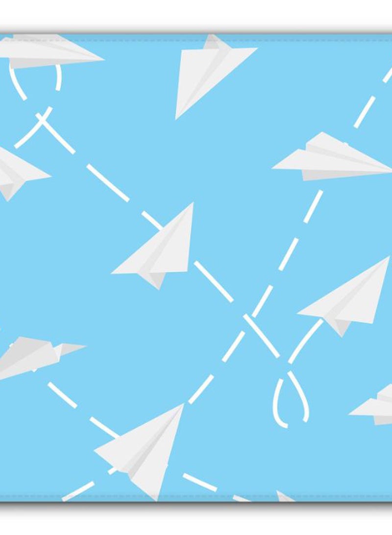 Stylizedd Paper Planes Non-Slip Gaming Mousepad Blue/White - Image 2