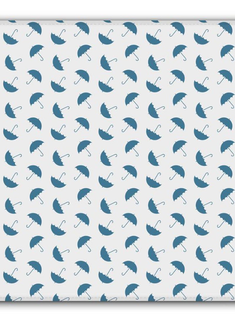 Stylizedd Falling Umbrellas Non-Slip Gaming Mousepad Blue/White - Image 2