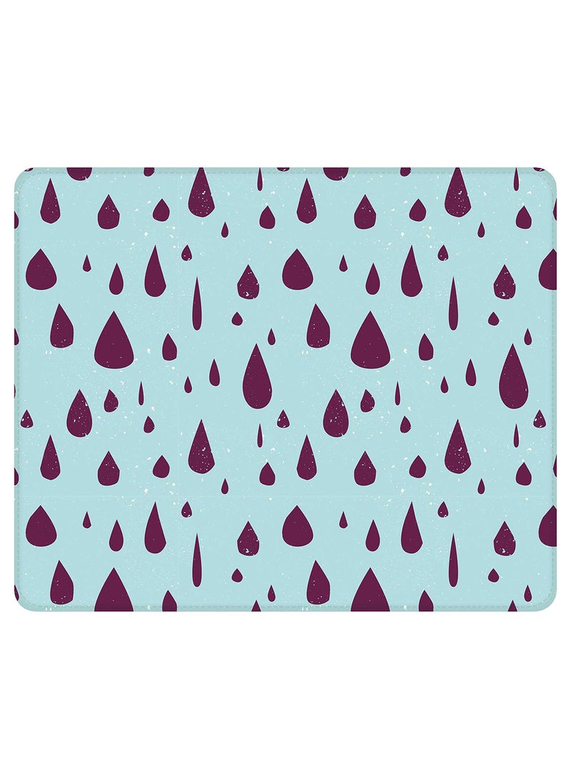 Stylizedd Hard Rain Non-Slip Gaming Mousepad Blue/Purple  - Image 1
