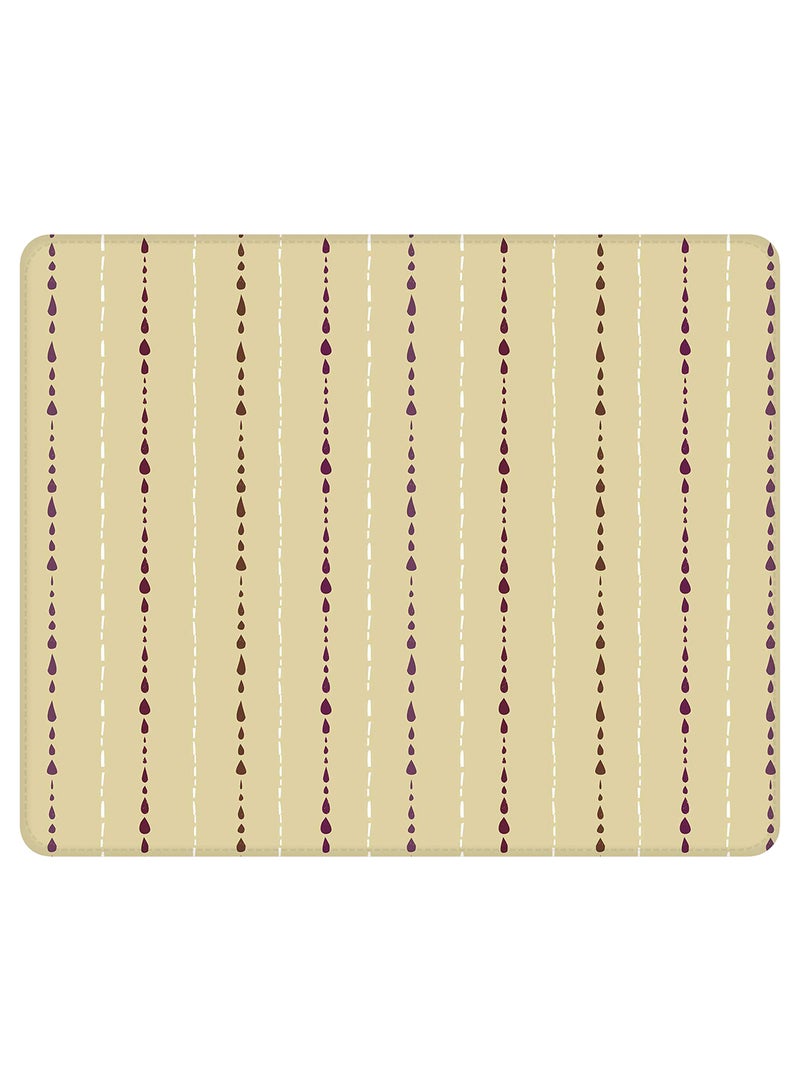 Stylizedd Linear Raindrops Non-Slip Gaming Mousepad Beige - Image 1