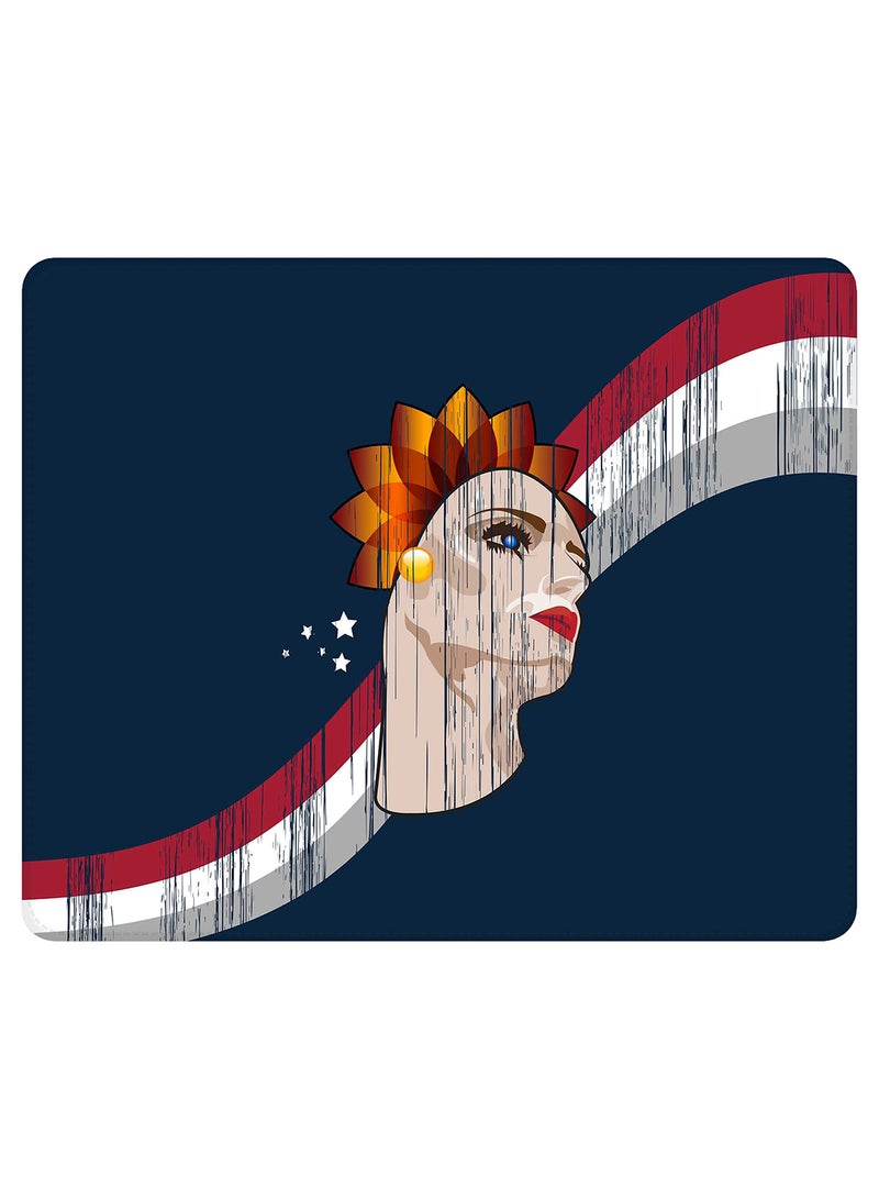 Stylizedd Lady Liberty Non-Slip Gaming Mousepad Multicolour - Image 1