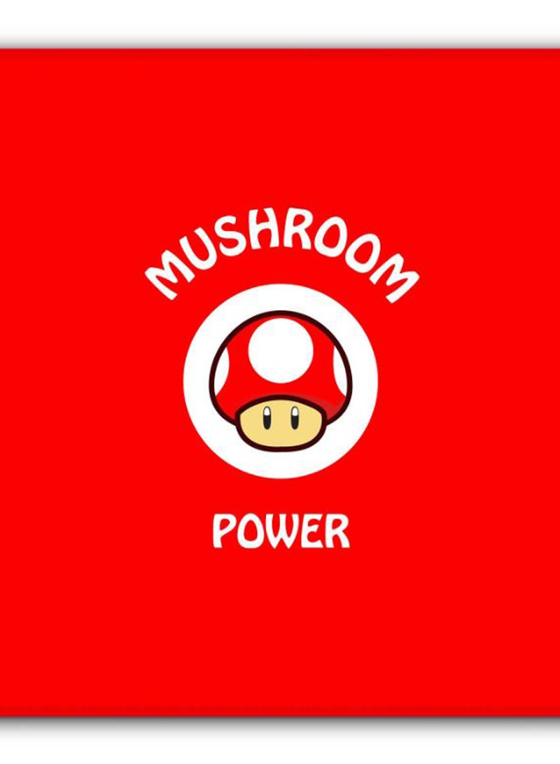 Stylizedd - Mushroom Power Non-Slip Gaming Mousepad Red/White - Image 1