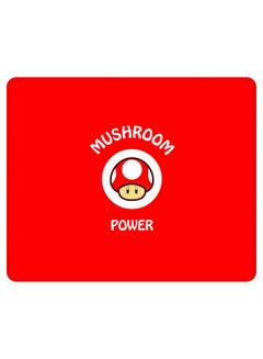 Mushroom Power Non-Slip Gaming Mousepad Red/White