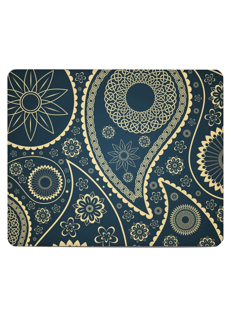 Stylizedd Indian Nights Non-Slip Gaming Mousepad Blue/Beige  - Image 1